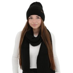 Elegantní dámský set čepice a šály – ideální na zimu
