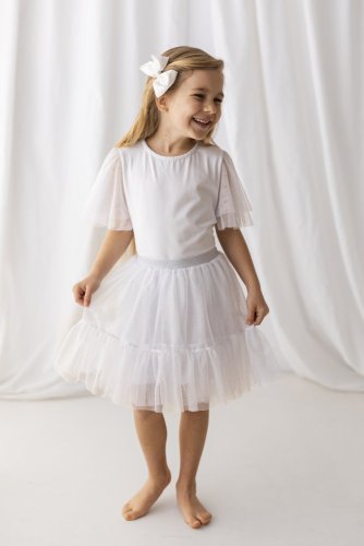 jemná blůzka s tylovými rukávy/malvinka.cz