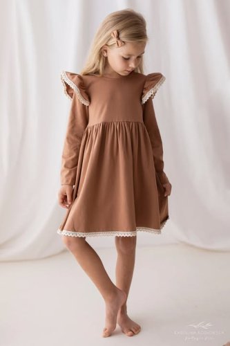 Dívčí šaty Lola-Lily Grey - Velikost oblečení: 122 / 7 let