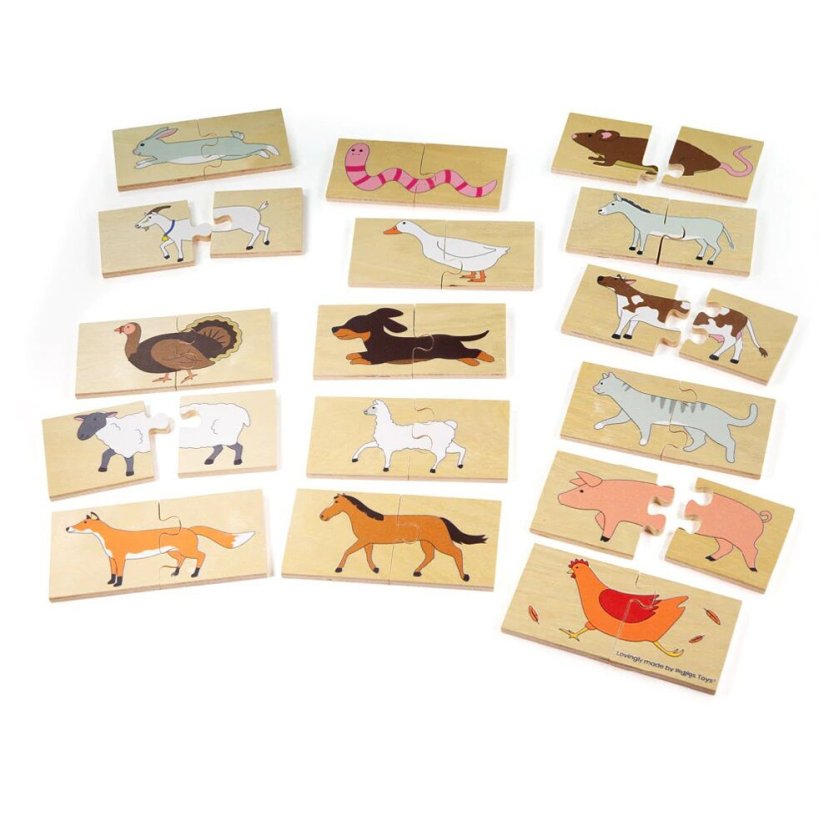DIDAKTICKÉ PUZZLE ZVÍŘÁTKA| Malvinka.cz