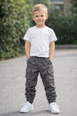Chlapecké kalhoty grey boy/malvinka.cz