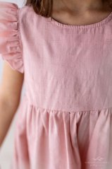 Dívčí šaty Terez 100% bavlna– elegantní moderní/malvinka.cz