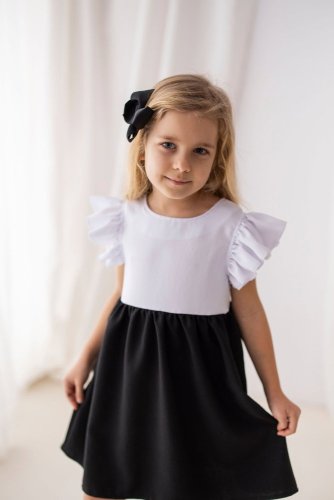 Bela černobíle šaty, lily grey- malvinka.cz