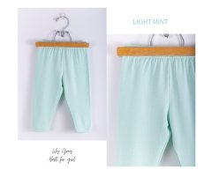 Dívčí legíny mentolové 3/4- Lily Grey