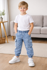 Pružný pas a nohavice pro pohodlné nošení