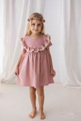 Emma dívčí šaty  lily grey- malvinka.cz