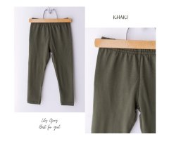 Dívčí legíny khaki- Lily Grey