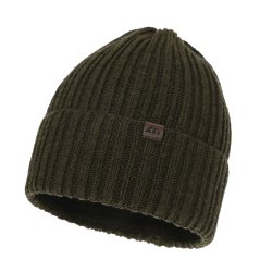 Pánska zimní čepice khaki merino