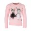Dívčí mikina růžová s kočičkami - Barva: Růžová, Pohlaví: Dívčí, Velikost oblečení: 110 - 5 let
